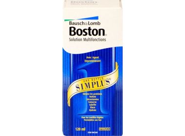 Boston Simplus 120ml - Produit pour lentilles