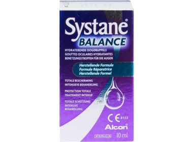 Gouttes lubrifiantes Systane Balance - Produit pour lentilles
