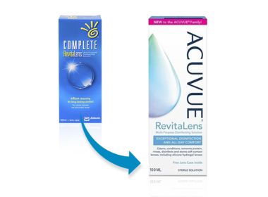 Complete/Acuvue Revitalens flight pack 100ml - Produit pour lentilles