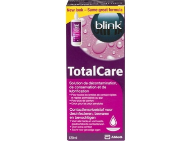 TotalCare Décontamination 120ml - Produit pour lentilles