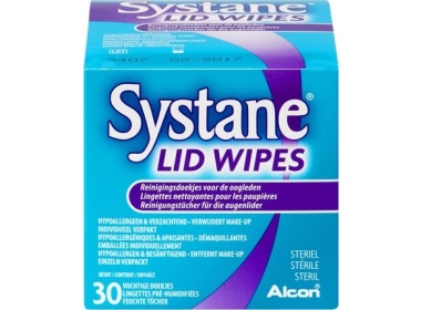 Lingettes nettoyantes pour paupières Systane Lid Wipes - Produit pour lentilles