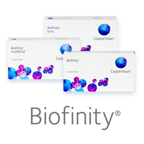 Biofinity lentilles de contact
